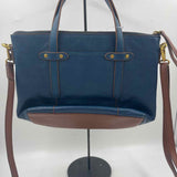 Fossil Women's Blue Luxe Solid Purse