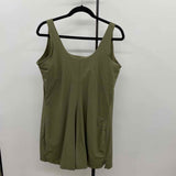 Nike Women's Size 14 Green Solid Dress
