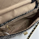 TALBOTS Charcoal Tween Crossbody Flap-Front Purse