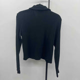 Madewell Junior's Size M Black Ribbed Cardigan