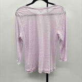 JJill Women's Size LP Purple Solid Long Sleeve Shirt