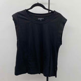Loft Women's Size XL Black Solid Sleeveless Shirt