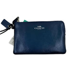 Coach Women's Navy Luxe Solid Wallet