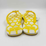 Kate Spade Women's Shoe Size 9 Yellow Lemons Flip Flops