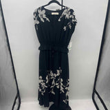 Taylor Women's Size 8 Black Floral Dress