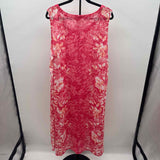 Ruby Rd. Women's Size 20 Pink Floral Dress