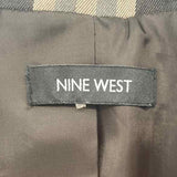 Nine West Women's Size L Brown Plaid Jacket