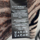 Liverpool Women's Size M Black Animal Print Cardigan