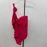 Shade & Shore Women's Size L Pink Solid Swimsuit - 1 Piece