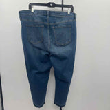 Torrid Women's Size 20 Blue Distressed Capris