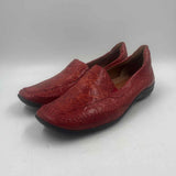 Elite Women's Shoe Size 7W Red Textured Dress Shoes