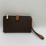 Michael Kors Women's Brown Luxe logo Wallet