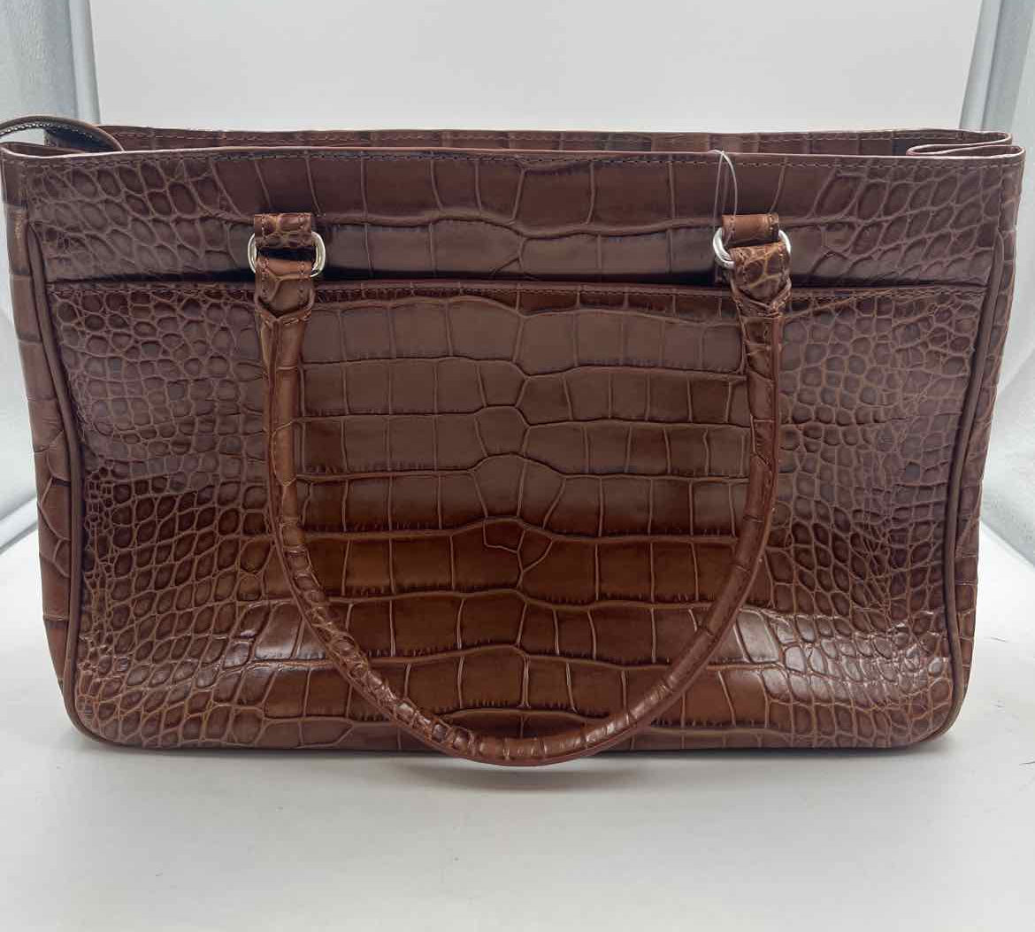 Brighton Women's Brown Luxe Embroidered Purse