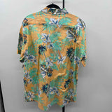 Izod Men's Size XXL Peach Cotton Vacation Short Sleeve Shirt
