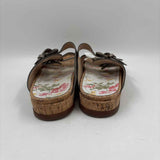 Johnston & Murphy Women's Shoe Size 8.5 Bronze Crackle Sandals