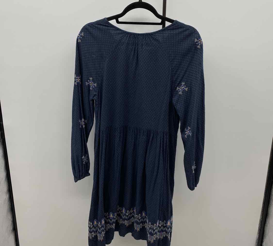 Knox Rose Women's Size 2 Blue Cross Stitch Dress