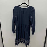 Knox Rose Women's Size 2 Blue Cross Stitch Dress