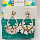 Stella & Dot Women's White Earrings
