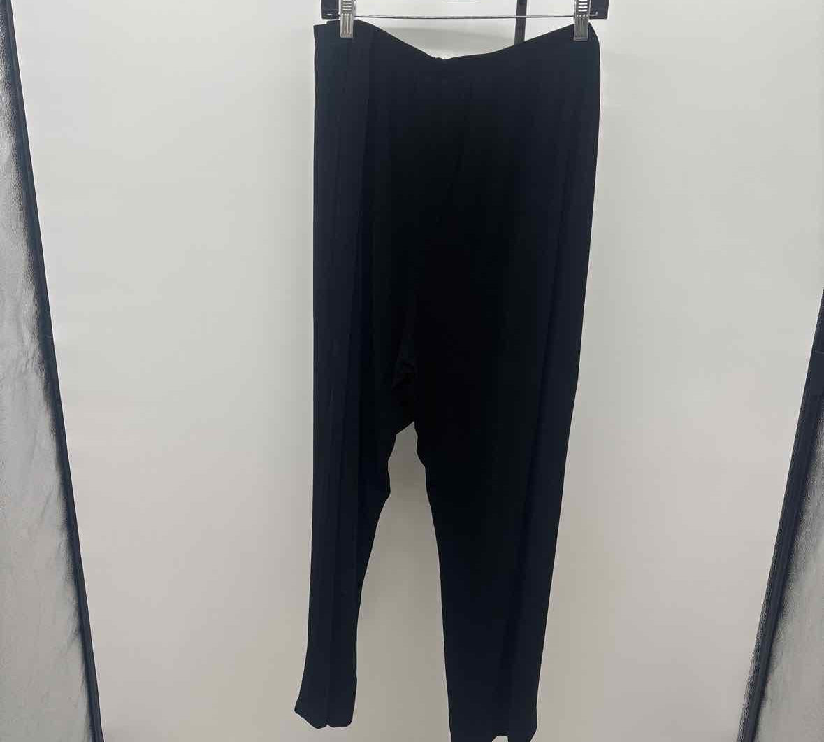 Slinky Brand Women's Size 24 Black Solid Pants