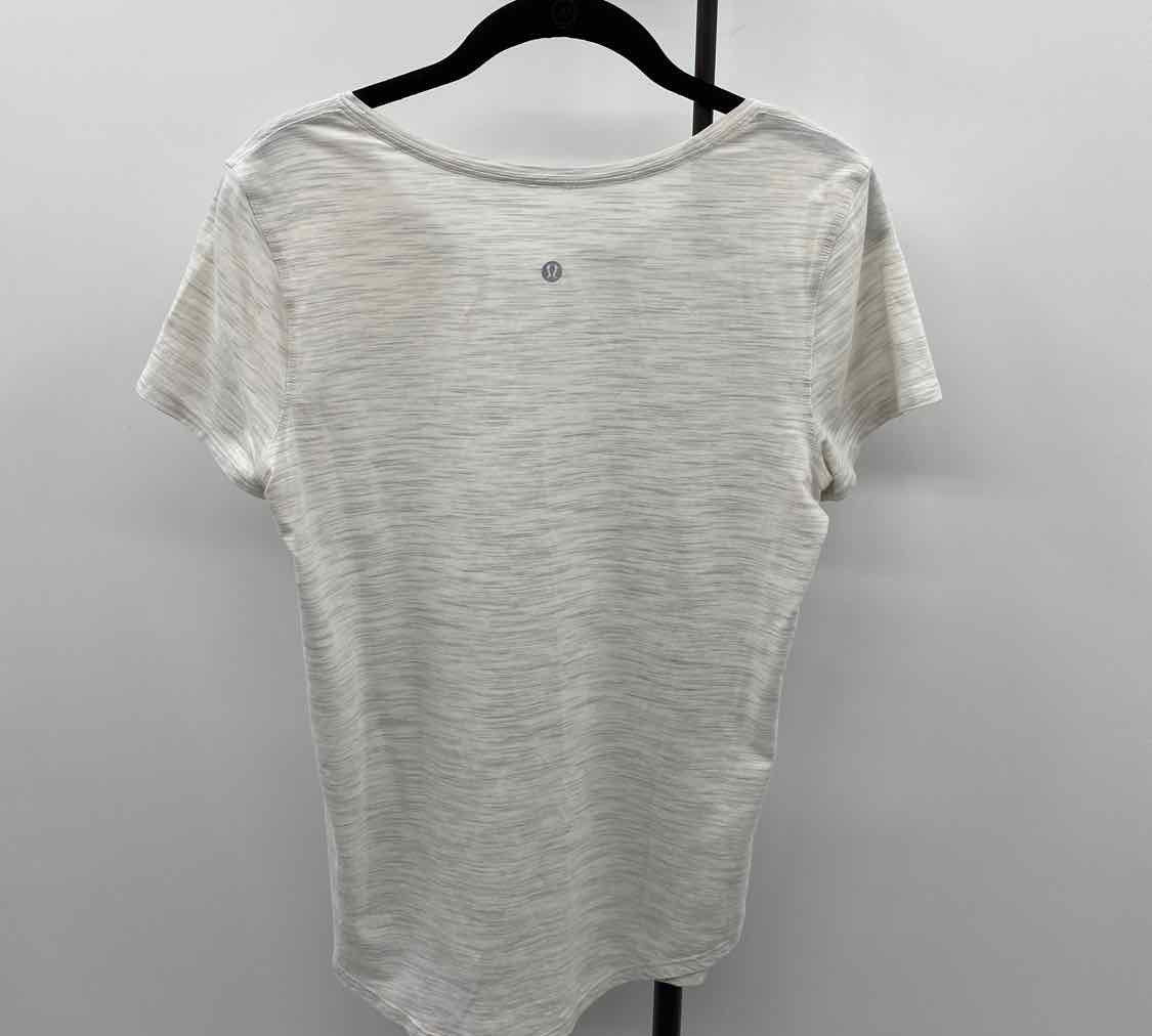 Lululemon Junior's Size S Gray Heathered Short Sleeve Shirt