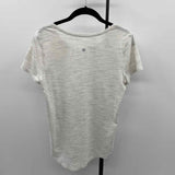 Lululemon Junior's Size S Gray Heathered Short Sleeve Shirt