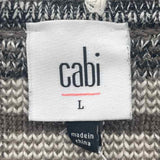 CABI Women's Size L Black Textured Cardigan