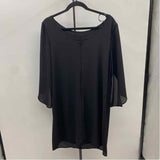 AB Studio Women's Size L Black Solid Dress