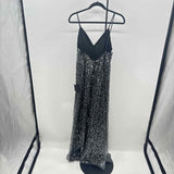 Lulus Women's Size 10 Black Sequins Gown/Evening Wear