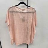 H&M Junior's Size XL Blush Heathered Short Sleeve Shirt