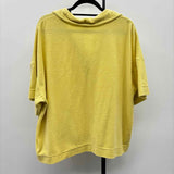 Jane & Dilancey Women's Size XL Yellow Short Sleeve Shirt