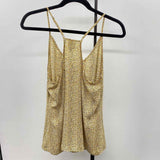 CABI Women's Size M Yellow dotted Tank