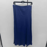 Anthropologie Junior's Size 10 Blue Solid Skirt