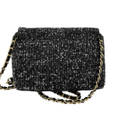 TALBOTS Charcoal Tween Crossbody Flap-Front Purse