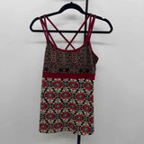 Prana Women's Size L Brown Abstract Tank