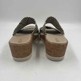 Bzees Women's Shoe Size 6.5 Black lines Sandals