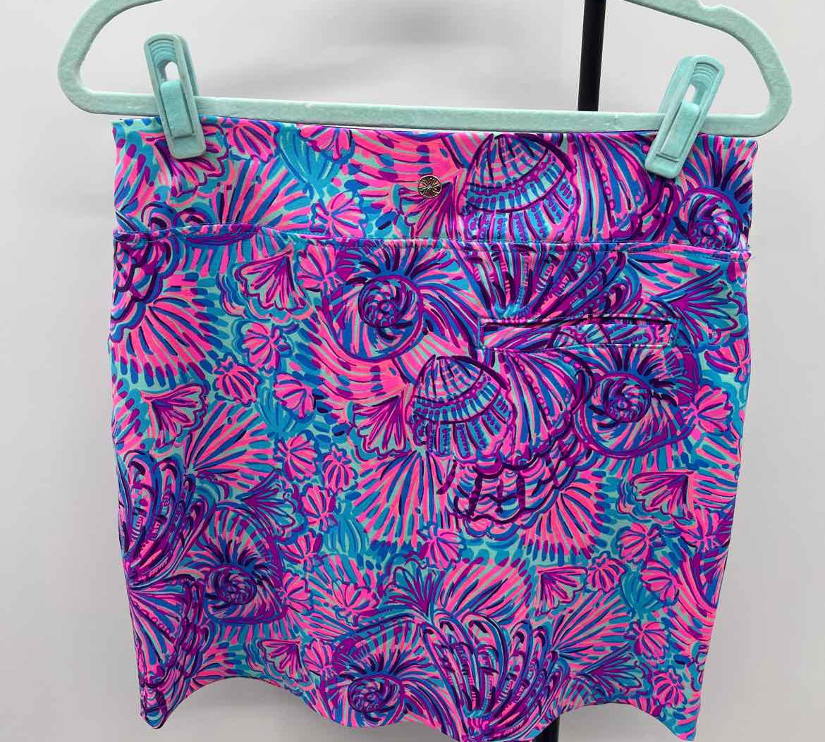 Lilly Pulitzer Women's Size 4 Magenta Floral Skirt