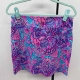 Lilly Pulitzer Women's Size 4 Magenta Floral Skirt