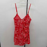 Liz Claiborne Women's Size 8 Red Floral Dress