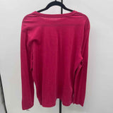 Life Is Good Women's Size XL Fuschia Sun Long Sleeve Shirt