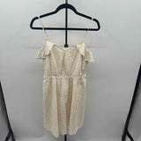 a new day Women's Size 10 Ivory dotted Dress