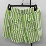 Old Navy Junior's Size 10 Green Stripe Shorts