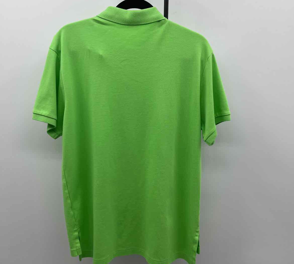 Ralph Lauren Men's Size L Green Solid Short Sleeve Shirt