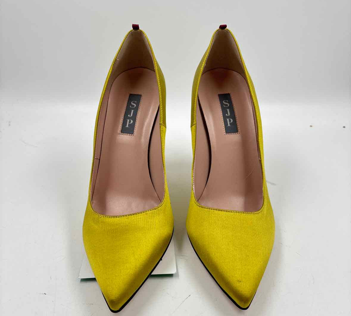 SJP Women's Shoe Size 8 Chartreuse Solid Heels