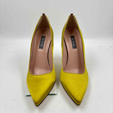 SJP Women's Shoe Size 8 Chartreuse Solid Heels
