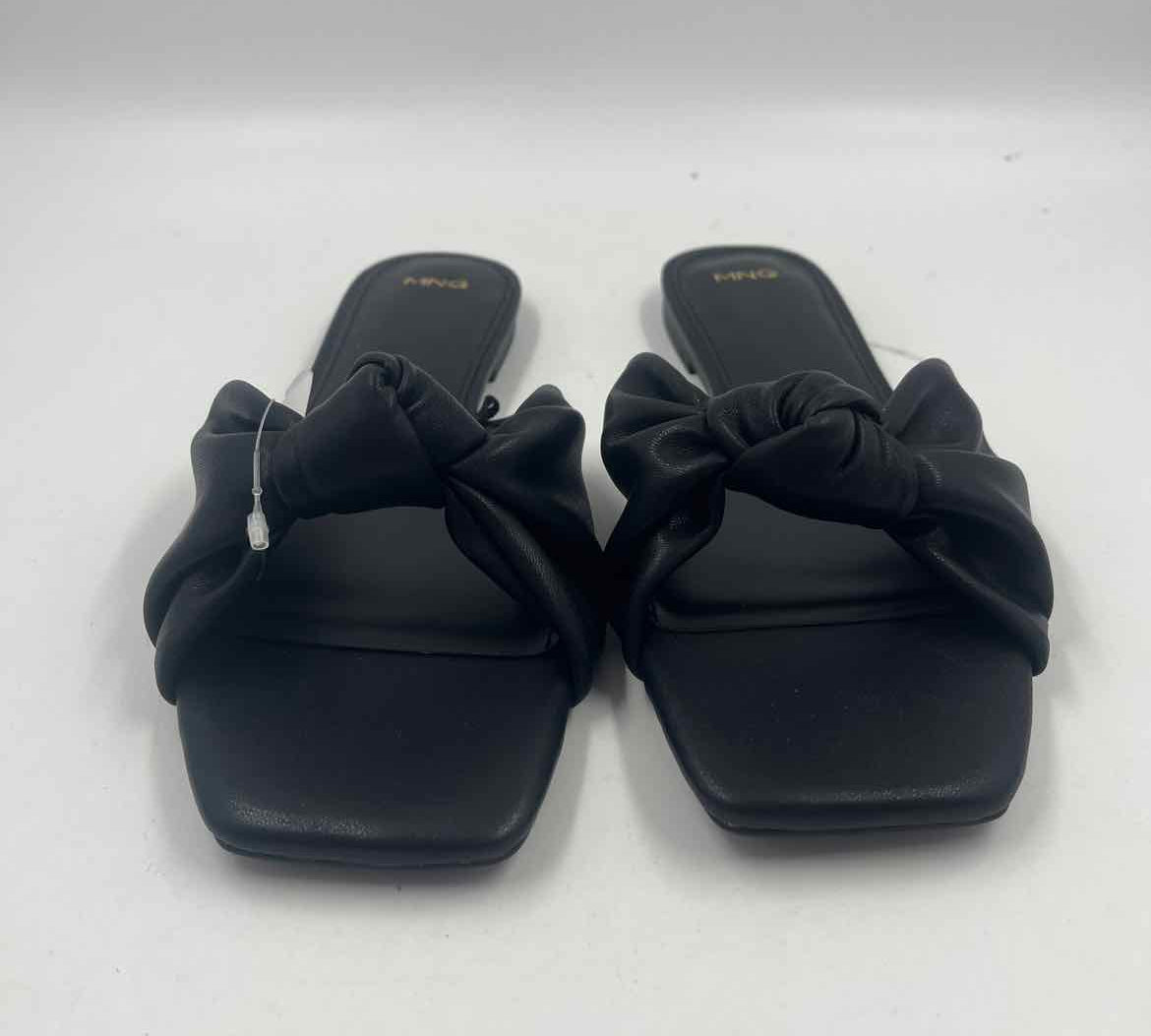 MNG Women's Shoe Size 8 Black Solid Sandals