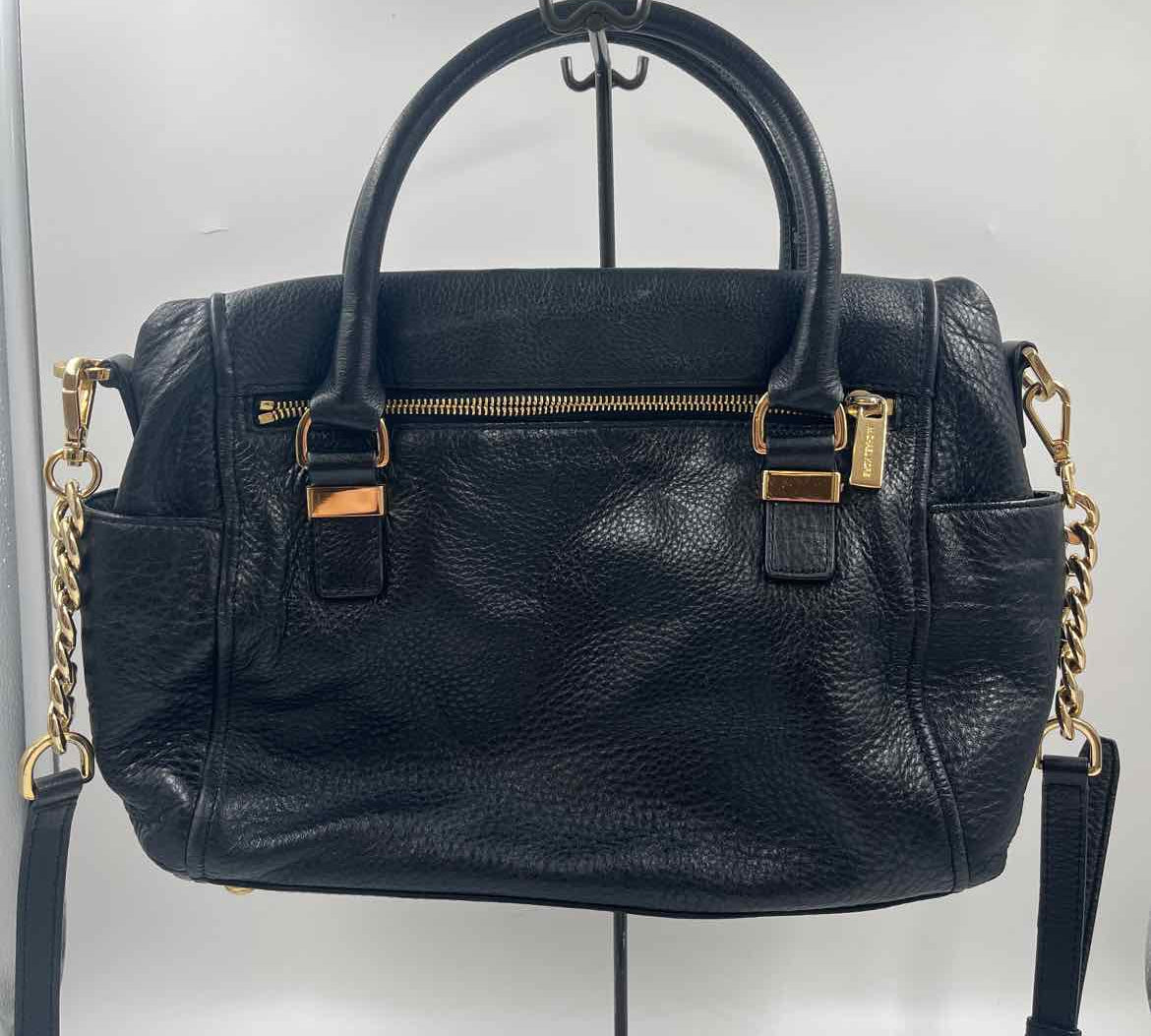 Michael Kors Women's Black Luxe pebbled Purse