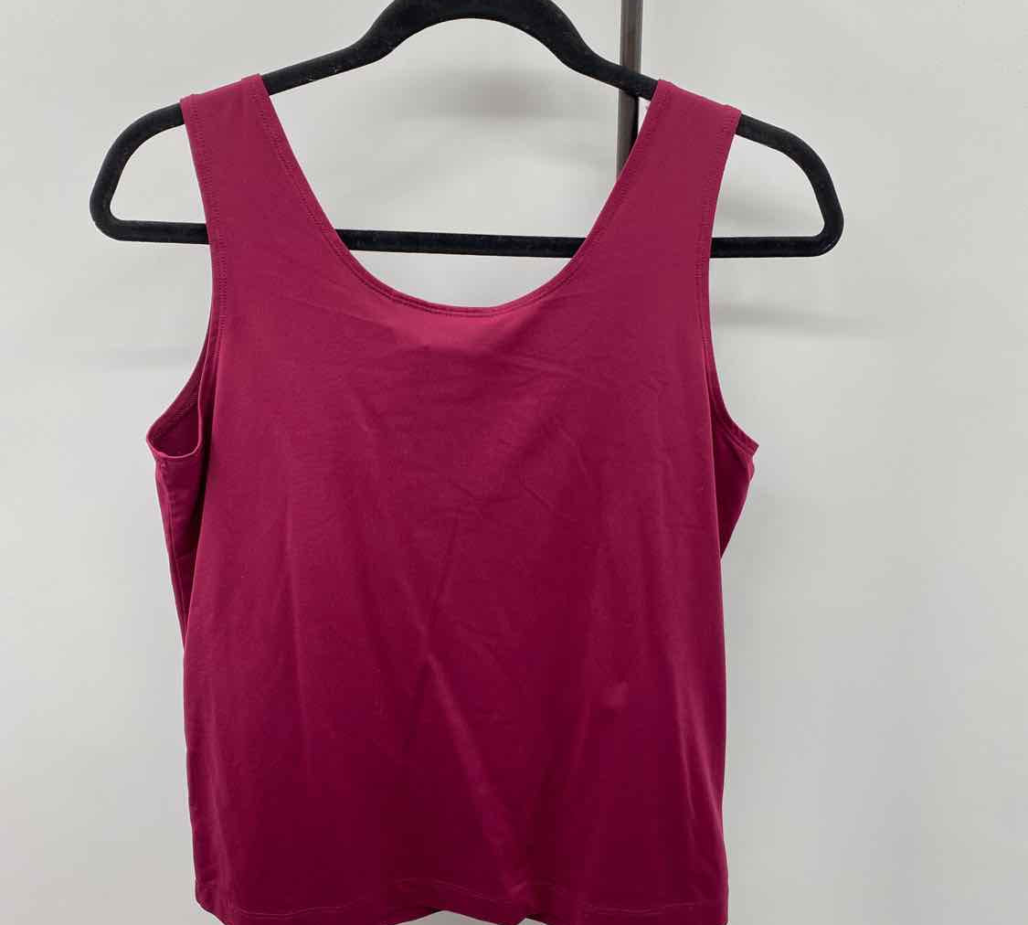 Chico's Women's Size M Wine Solid Tank