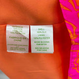 Lilly Pulitzer Women's Size 2 Orange Floral Dress