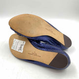 Vera Wang Women's Shoe Size 8 Blue Metallic Flats