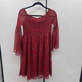 Sam Edelman Women's Size 10 Red Floral Dress